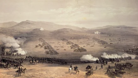 E.ウォーカー、パブによって刻まれた、1854年10月25日、軽騎兵旅団の突撃。 Colnaghi und Co、1855（詳細は121088を参照）